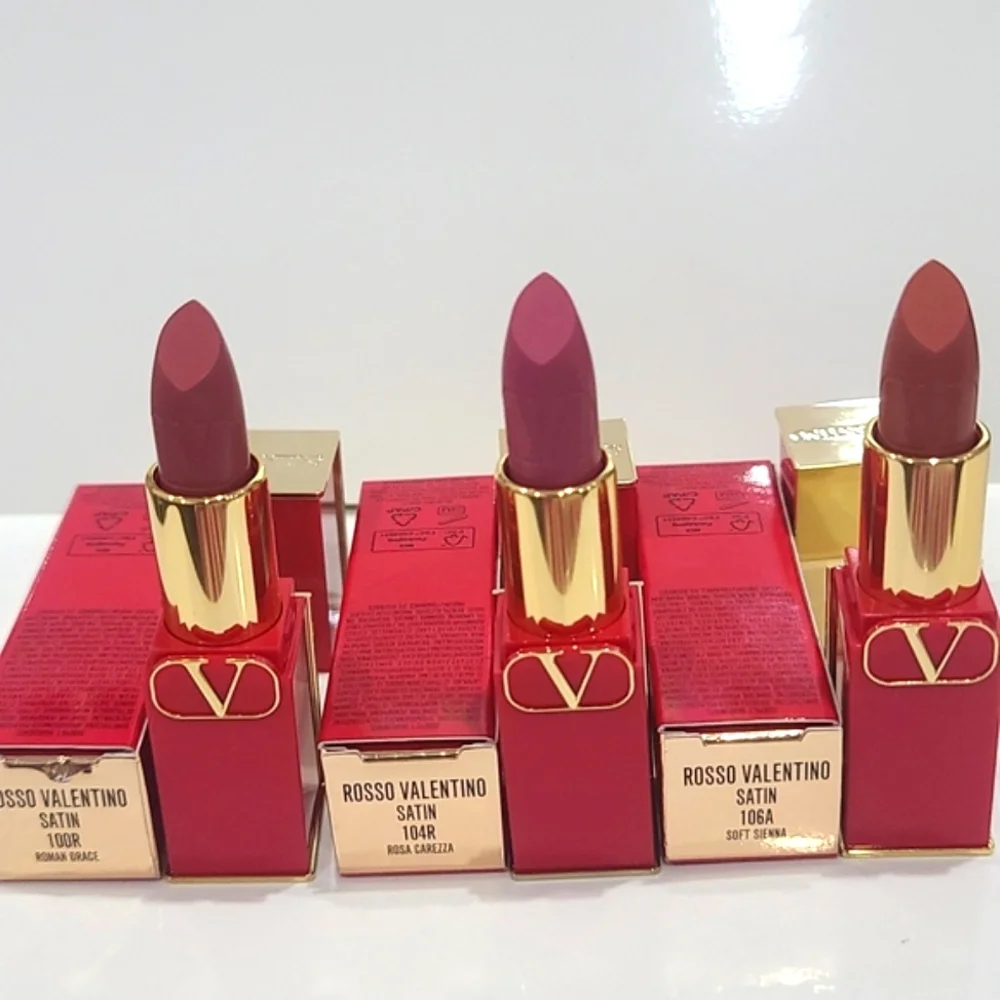 $14 Discount ❤️VALENTINO  #106A SOFT SIENNA Rosso Refillable Lipstick ✨ NIB
